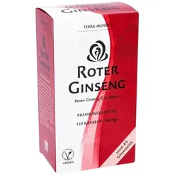 Roter Ginseng 400 mg 8% von Terra Mundo