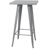 chefgastro Stehtisch 105 x 60 x 60 cm Grau