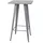 chefgastro Stehtisch 105 x 60 x 60 cm Grau