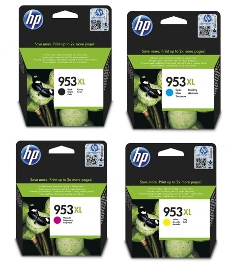 HP Tinten-Set Nr. 953XL, 1x 2000 Seiten + 3x 1450 Seiten - HP Power Services Partner