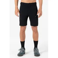 super.natural Super Natural Fahrradhose Merino Unstoppable Shorts (robust, stretchy, windabweisend) kurz schwarz Herren