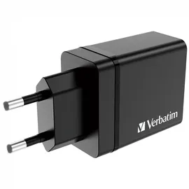 Verbatim USB Wall Charger 30W 1xUSB-C PD 3xUSB-A schwarz