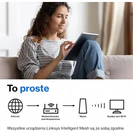 Linksys Velop MX12600 Tri-Band Mesh-WiFi 6-System 3 St.