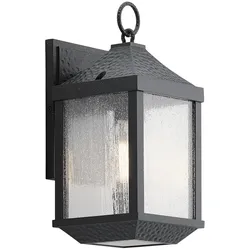 Springfield Kleine Wandlaterne mit 1 Licht, Antik-Schwarz - KL-SPRINGFIELD-S