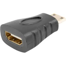 LANBERG Adapter Mini HDMI auf HDMI 1 m Schwarz