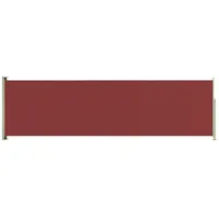 VidaXL Seitenmarkise Ausziehbar 180x600 cm Rot
