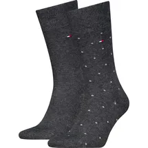 Tommy Hilfiger 2P Men Dot Socken Silber 39-42