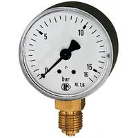 Riegler Standardmanometer, Stahlblechgeh., G 1/8 unten, 0 - 4,0 bar, Ø40