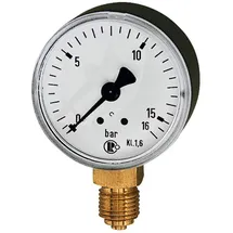 Riegler Standardmanometer, Stahlblechgeh., G 1/8 unten, 0 - 4,0 bar, Ø40