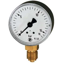 Riegler Standardmanometer, Stahlblechgeh., G 1/8 unten, 0 - 4,0 bar, Ø40