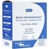 Fink & Walter GmbH Vlieskompressen steril 4fach