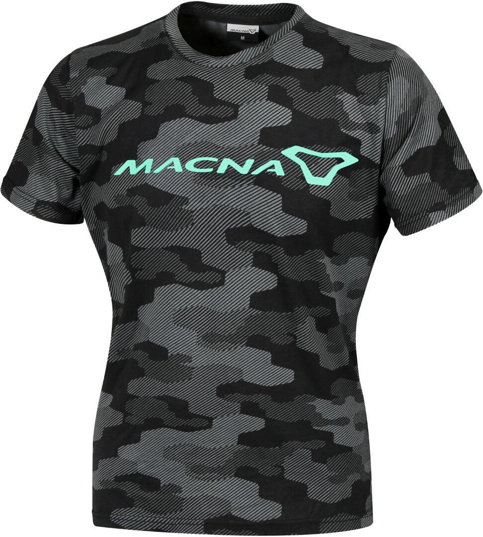 Macna Dazzle Logo 2.0 Dames T-Shirt, zwart-veelkleurig, S Voorvrouw