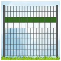 zaun|zu® Sichtschutzstreifen 200 x 15 cm Grün/Weiß