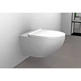 Bernstein E-9030 Wand-WC mit WC-Sitz Weiß matt spülrandlos