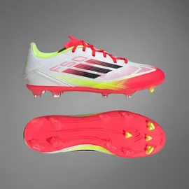 adidas F50 League FG/MG Herren Cloud White/Core Black/Solar Yellow 45 1/3
