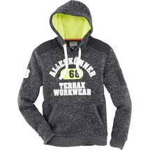 Terrax Workwear Kapuzenpullover (M, Schwarz/Limette)