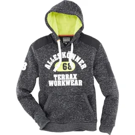 Terrax Workwear Kapuzenpullover (M, Schwarz/Limette)
