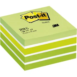 3M Post-it 2028G - Notizwürfel - 76 x 76 mm - 450 Blatt