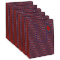 Clairefontaine 6x Geometrisch, Geschenktasche L (26,5x14x33 cm), 210g, geeignet