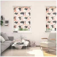 Lichtblick Rollo Klemmfix, ohne Bohren, blickdicht, Jumbo Flowers on