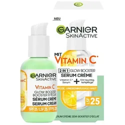 Garnier Serum Creme, Tagespflege mit 20% Vitamin C Serum, LSF25