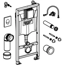 Grohe Rapid SL 3-in-1 Set für WC 1.13m Bauhöhe, alpinweiß 38722001