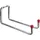 Connex Garderobenhaken DY222026 Silber