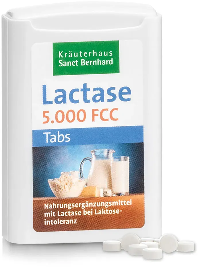 Comprimés de lactase 5.000 unités FCC - 7 g