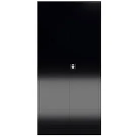 Classix Stahlschrank X-530359 tiefschwarz 92,0 x 50,0 x 194,5 cm, aufgebaut