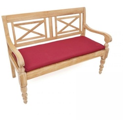 ROG-Gardenline Bankauflage, 2-Sitzer 110 x 45 cm - Bordeaux rot