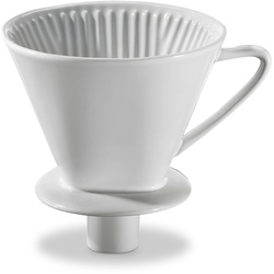 Cilio Kaffeefilter Ø 13,5 cm Keramik Weiß 14
