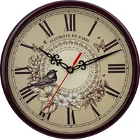 EUROTIME Quarzwanduhr Nostalgie