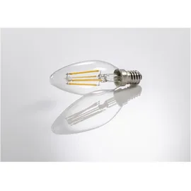 Hama LED-Filament E14, 470lm ersetzt 40W, Kerzenlampe, Warmweiß, Klar