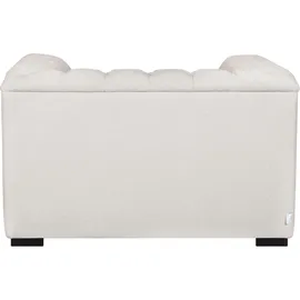 Home Affaire Chesterfield-Sessel Kalina Polyester 110 x 67 x 98 cm Beige mit klassischer Chesterfield-Knopfheftung