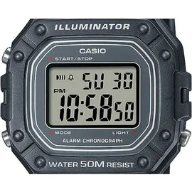 Casio Digitaluhr W-218H-8AVEF Casio Collection Armbanduhr digital - Grau