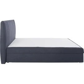 Jockenhöfer Gruppe Boxspringbett Amira, mit Bettkasten und Topper, blau