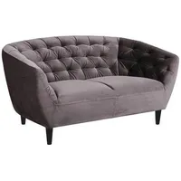 Ambia Actona Sofa Ria Stoff Dark Grey 2-Sitzer