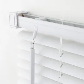 LIEDECO PVC-Jalousie Lamellen 25mm (50x220cm) weiß weiß