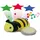 Jamara Dreamy Biene 30 cm Schwarz/Gelb