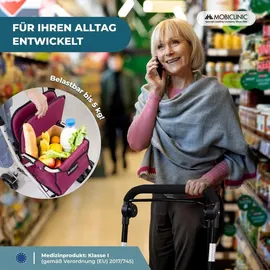 Mobiclinic Einkaufswagen mit Sitz Pink 21 L