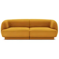 Micadoni Sofa Miley 2-Sitzer 90x70x180 cm, Hergestellt in Europa,