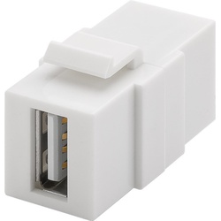 Goobay Keystone Modul USB - 17,2 mm Breite, 2x USB 2.0-Buchse (Typ A)