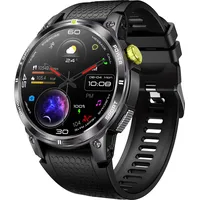 GPS Smartwatch Herren Damen Fitnessuhr Smart Watch mit Telefonfunktion Fitnesstracker Schrittzähler Militär Outdoor Uhr mit Kompass Sportuhr Pulsuhren Herren Laufuhr Blutdruckmessung Schlaf Tracker