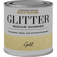 Rust-Oleum Glitzerfarbe Medium Shimmer Gold 250 ml