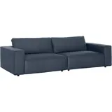 Musterring Big-Sofa »LUCIA«, in vielen Qualitäten und 4 unterschiedlichen Nähten, 3-Sitzer blau