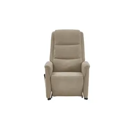 Hukla Fernsehsessel Dean Mikrofaser 70 x 105 x 88 cm Beige elektrisch