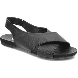 Schwarze Sandalen Armodo Flache Schuhe, 36