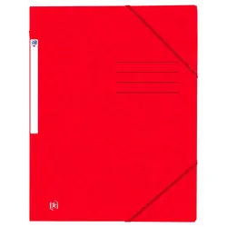 Oxford 400116267, Konventioneller Dateiordner, A4, Karton, Rot, Porträt, 390 g/m