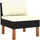 vidaXL Polyrattan Lounge-Set 6-tlg. schwarz