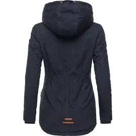 Marikoo Damen warme Winterjacke mit Kapuze Bikoo blau, Gr. 3XL - 3XL